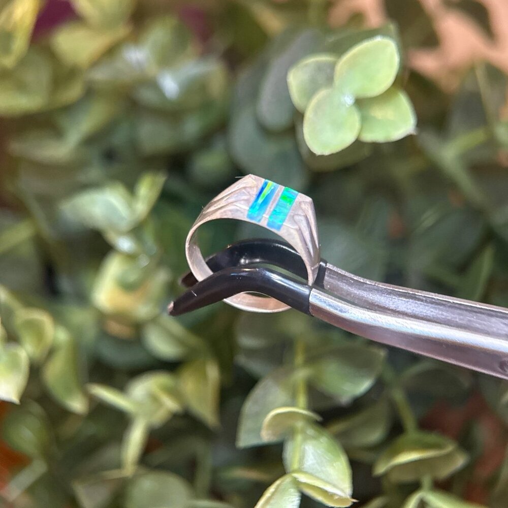 925 Silver Opal Ring - image 5